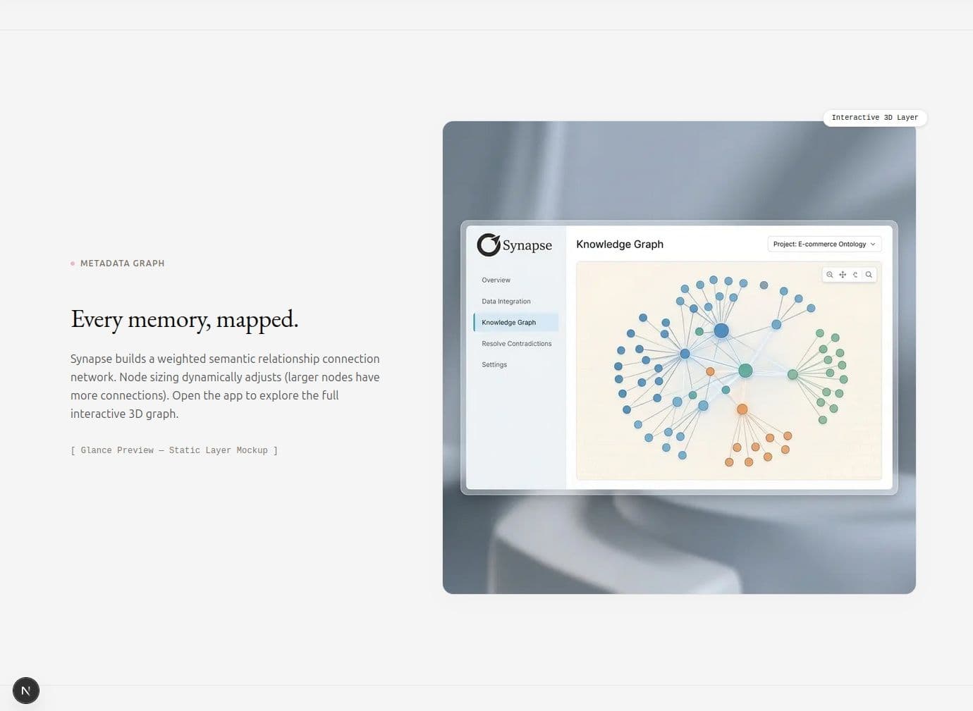 Synapse Metadata Graph Screen