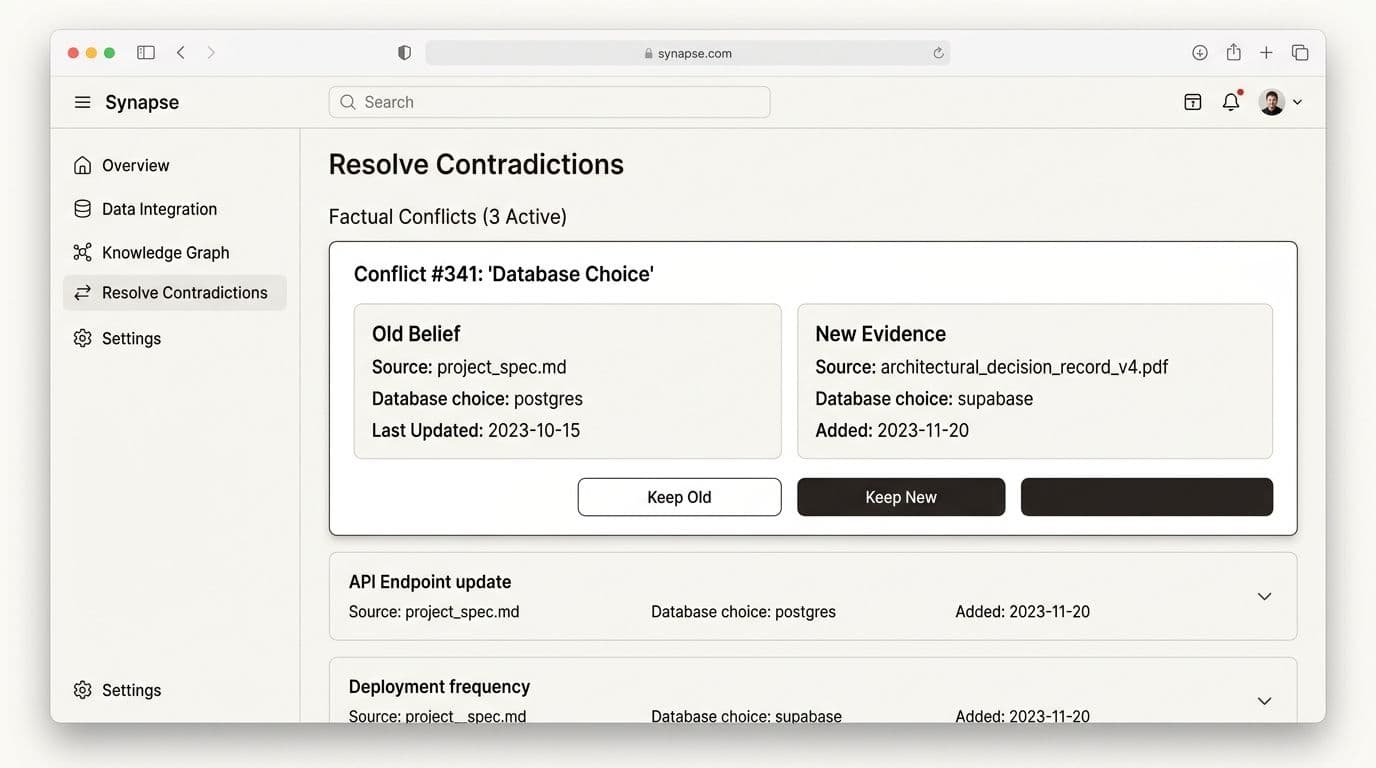 Synapse Resolve Screen